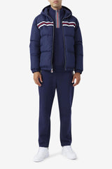 FILA Jake Puffer Jacket 410 FILA NAVY / FILA RED | Men Sweaters &amp; Outerwear