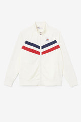 FILA Jaya Track Jacket 172 EGRET / FILA RED / FILA NAVY | Men Sweatsuits &amp; Tracksuits