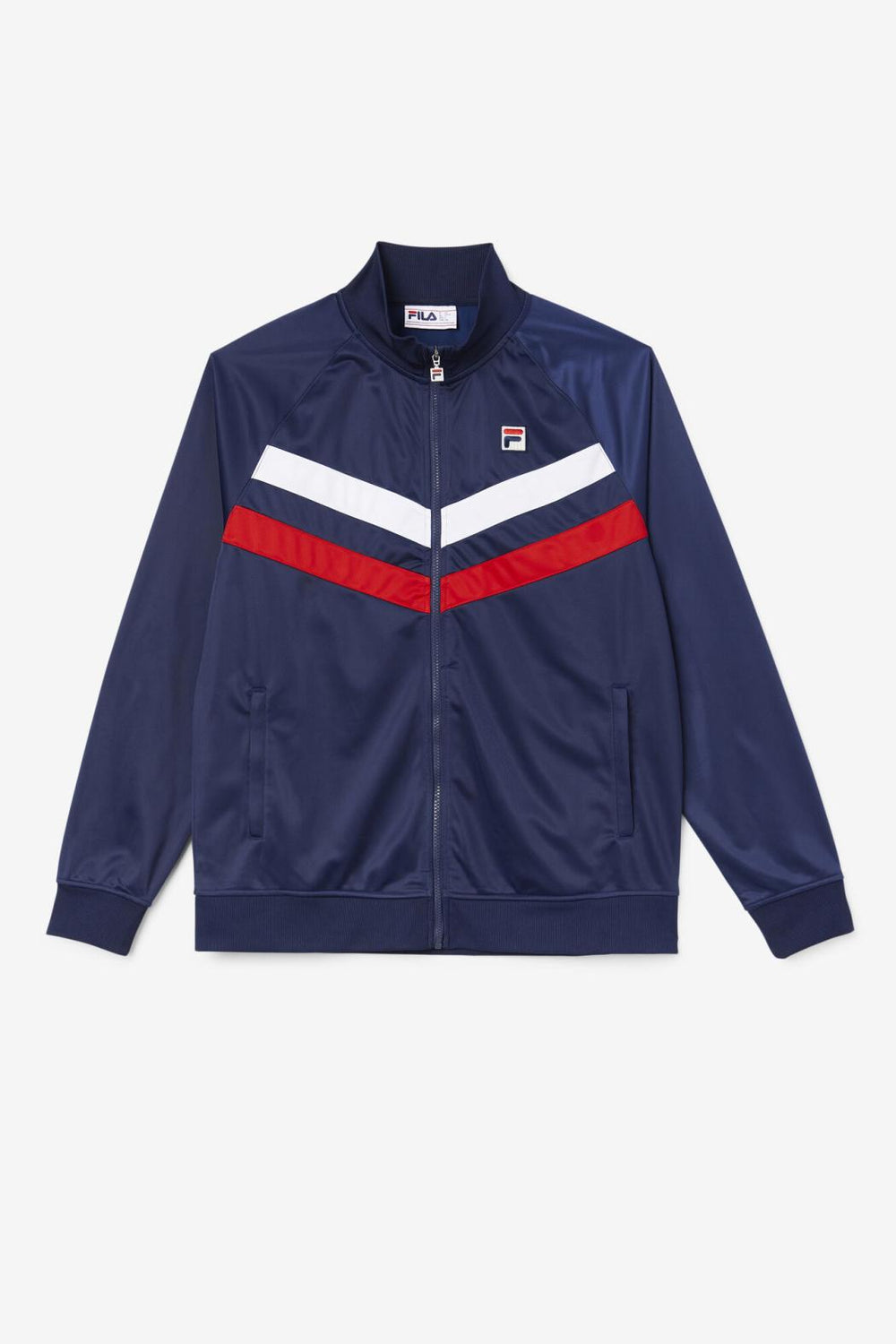FILA Jaya Track Jacket 410 FILA NAVY / FILA RED / WHITE | Men Sweatsuits &amp; Tracksuits