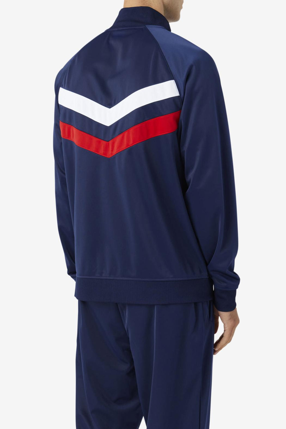 FILA Jaya Track Jacket 410 FILA NAVY / FILA RED / WHITE | Men Sweatsuits &amp; Tracksuits