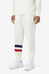 FILA Jaya Track Pant 172 EGRET / FILA RED / FILA NAVY | Men Sweatsuits &amp; Tracksuits