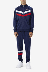FILA Jaya Track Pant 410 FILA NAVY / FILA RED / WHITE | Men Sweatsuits &amp; Tracksuits