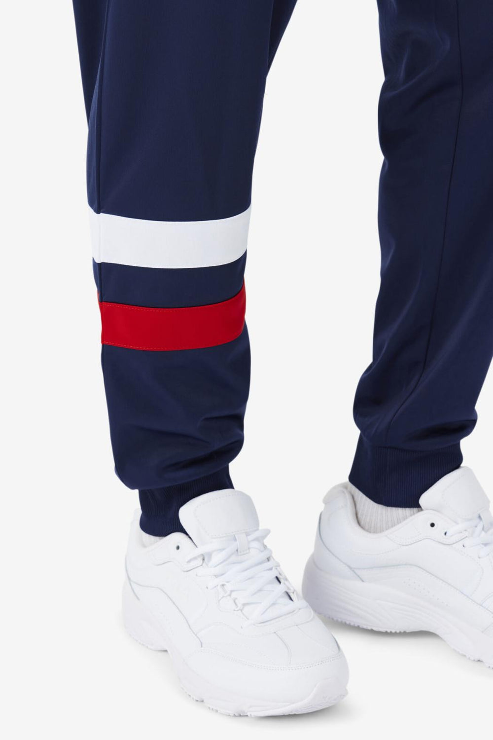 FILA Jaya Track Pant 410 FILA NAVY / FILA RED / WHITE | Men Sweatsuits &amp; Tracksuits