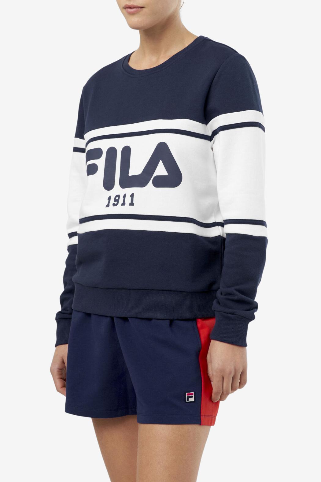 FILA Jayla Crew 410 FILA NAVY | Women Sweatshirts &amp; Hoodies