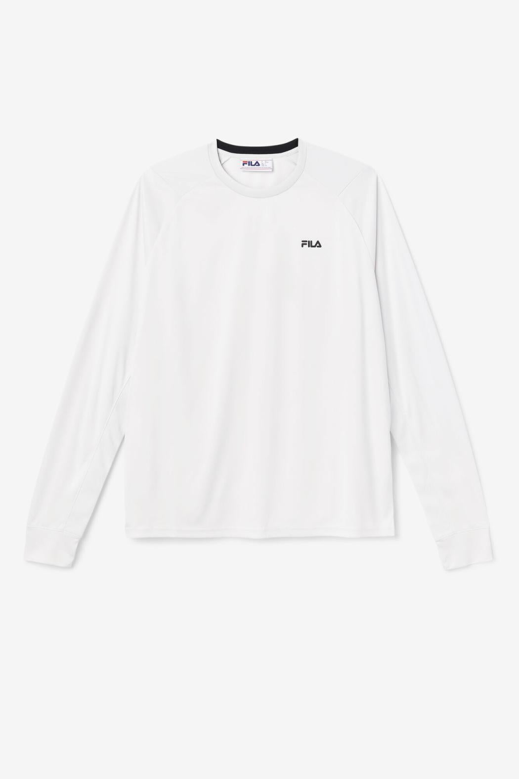 FILA Jazam Long Sleeve Crew 036 NIMBUS CLOUD / BLACK | Men Tops