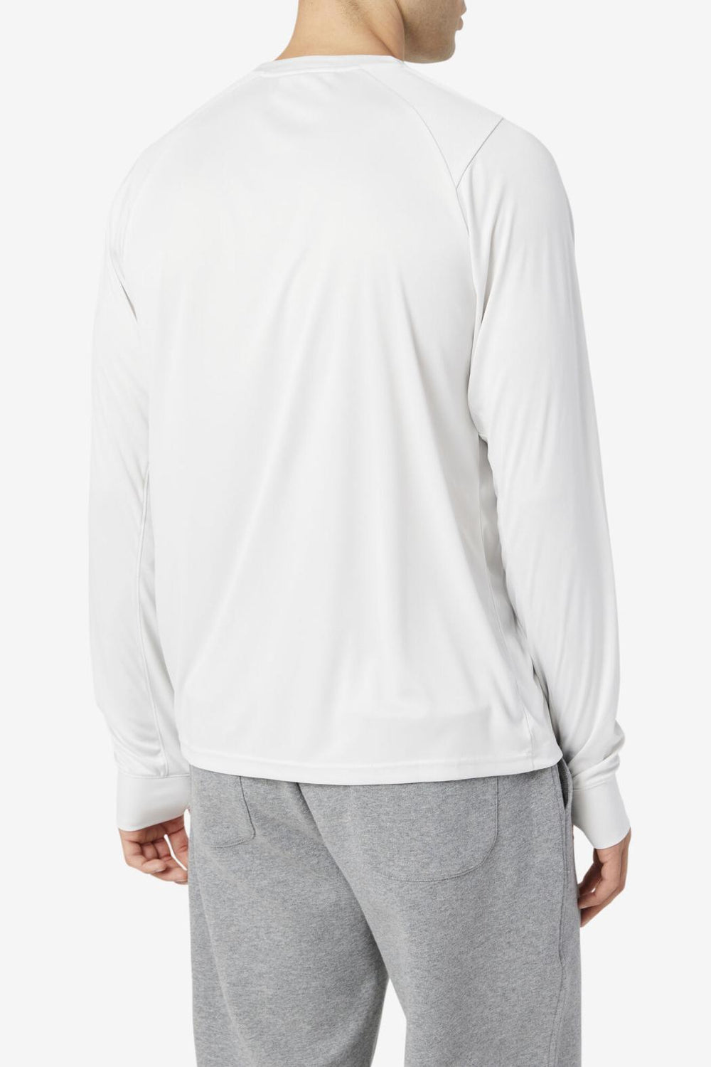 FILA Jazam Long Sleeve Crew 036 NIMBUS CLOUD / BLACK | Men Tops