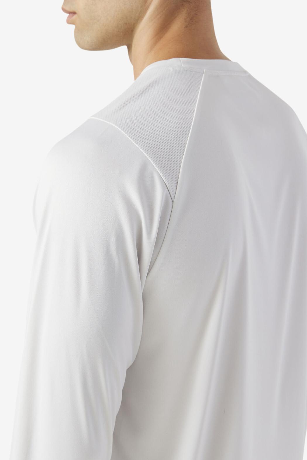 FILA Jazam Long Sleeve Crew 036 NIMBUS CLOUD / BLACK | Men Tops