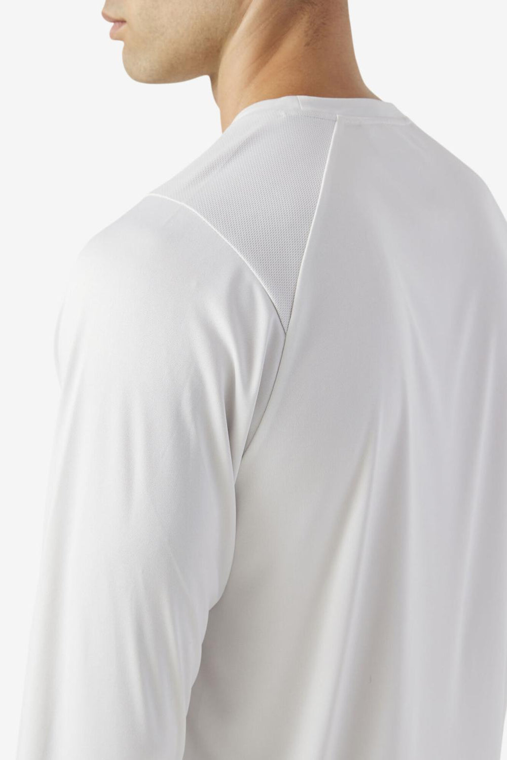 FILA Jazam Long Sleeve Crew 036 NIMBUS CLOUD / BLACK | Men Tops