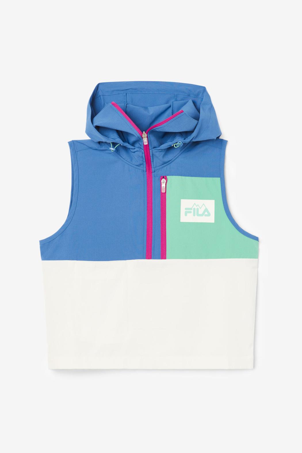 FILA Jocelyn Backpack Vest 447 BRIGHT COBALT | Women Jackets &amp; Outerwear