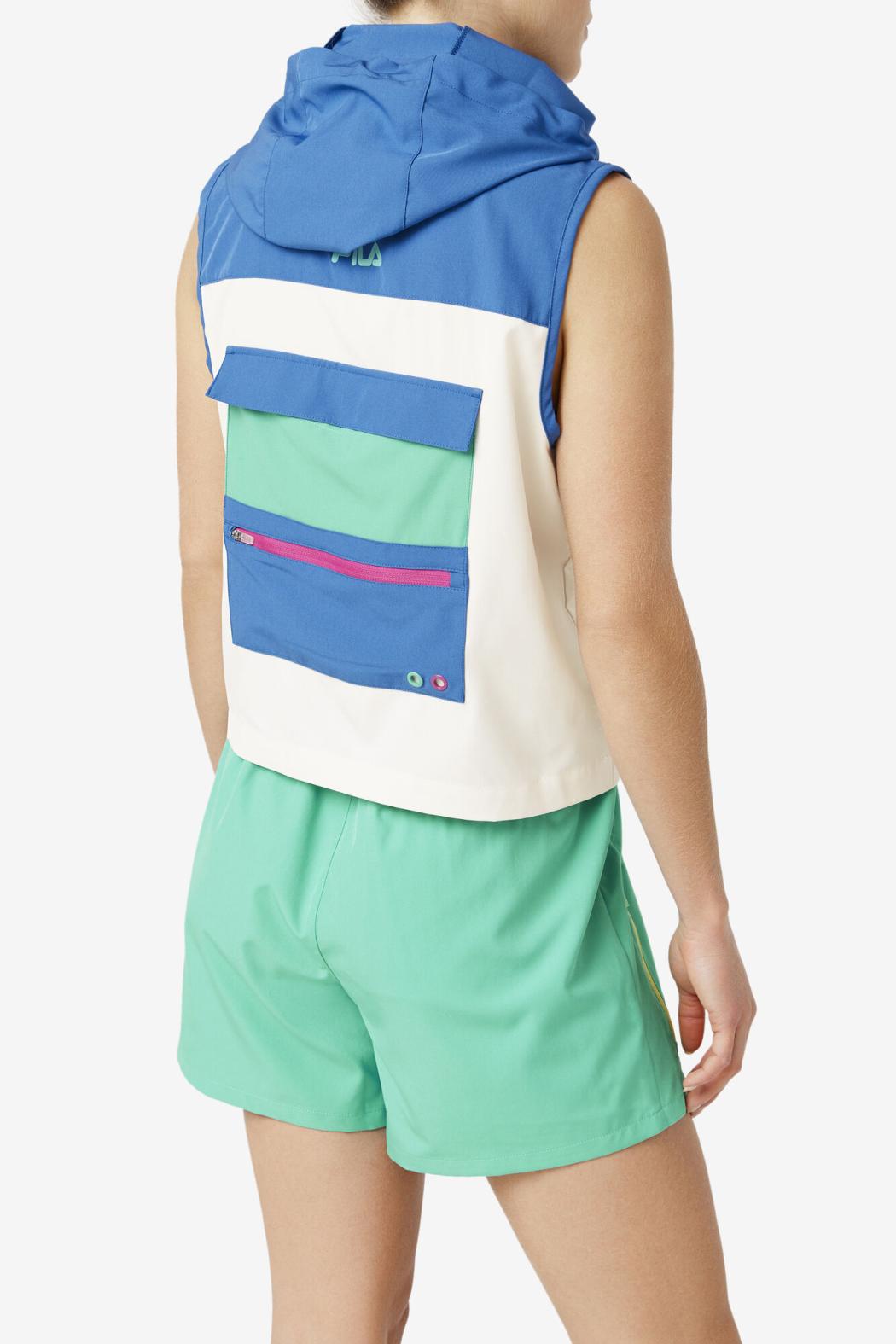 FILA Jocelyn Backpack Vest 447 BRIGHT COBALT | Women Jackets &amp; Outerwear