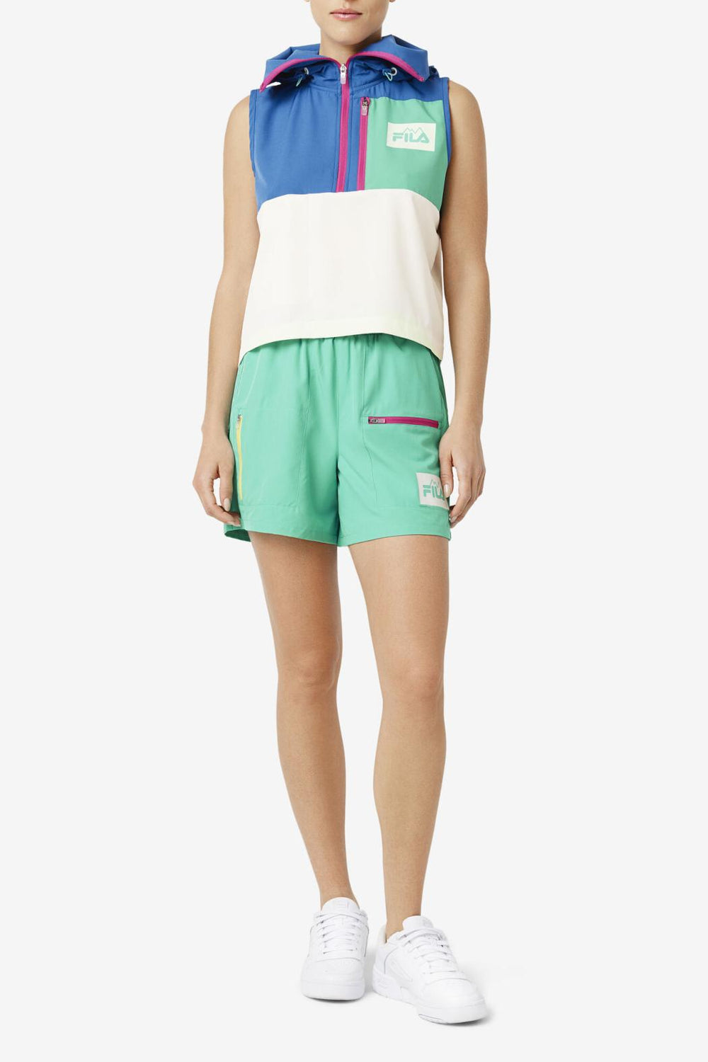 FILA Jocelyn Backpack Vest 447 BRIGHT COBALT | Women Jackets &amp; Outerwear