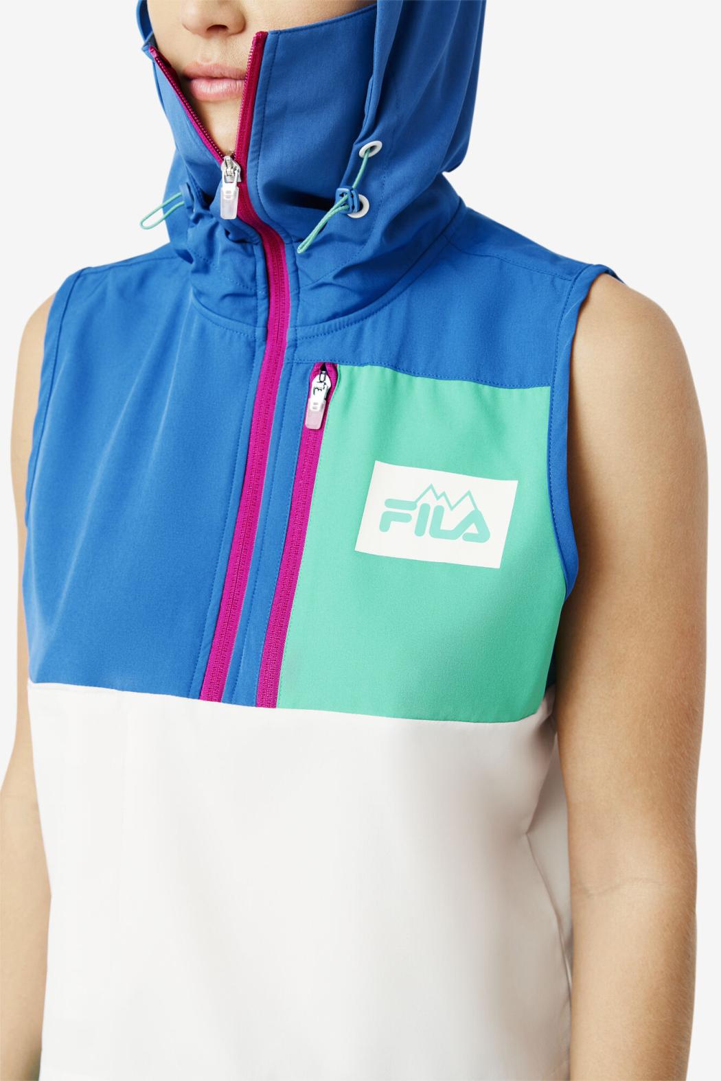 FILA Jocelyn Backpack Vest 447 BRIGHT COBALT | Women Jackets &amp; Outerwear