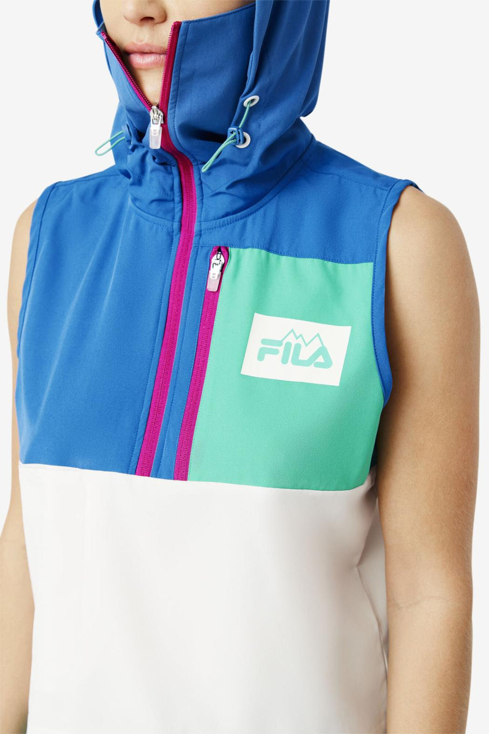 FILA Jocelyn Backpack Vest 447 BRIGHT COBALT | Women Jackets &amp; Outerwear
