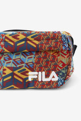 FILA Jorina Patch Print Fanny Pack 933 MOONLIT OCEAN / RADIANT YELLOW/ W HITE PRINT | Men/Women Socks &amp; Accessories