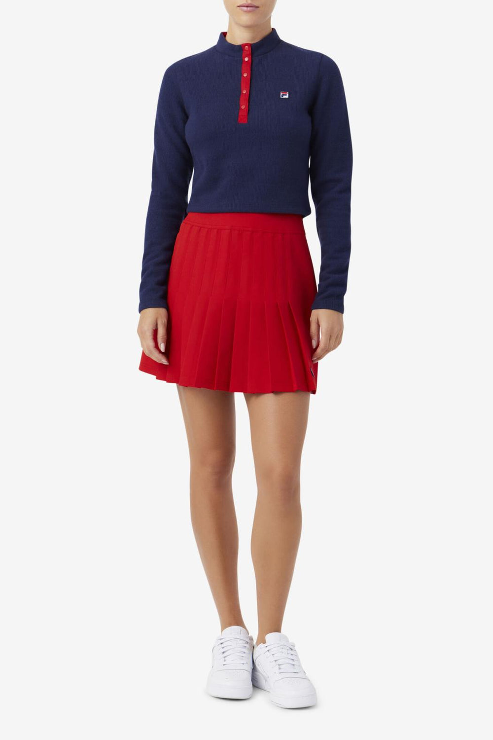 FILA Josie Half Zip Top 410 FILA NAVY | Women Tops &amp; T-Shirts