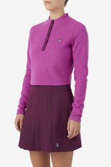 FILA Josie Half Zip Top 561 BATON ROUGE / POTPOURRI | Women Tops &amp; T-Shirts