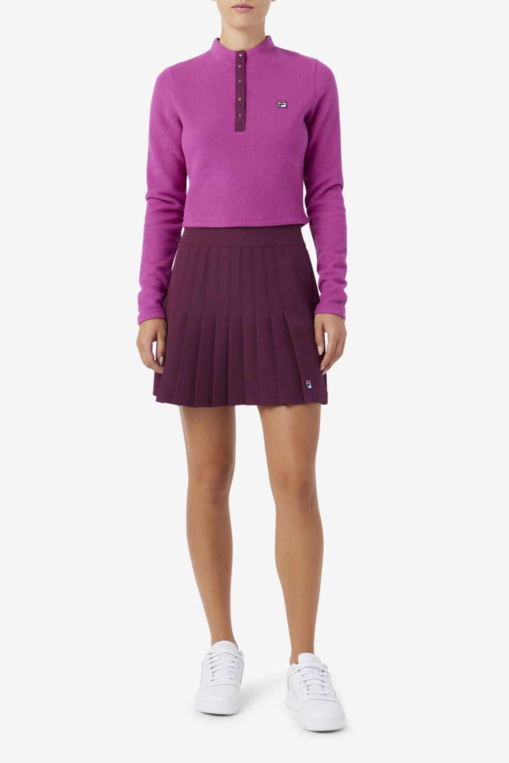 FILA Josie Half Zip Top 561 BATON ROUGE / POTPOURRI | Women Tops &amp; T-Shirts