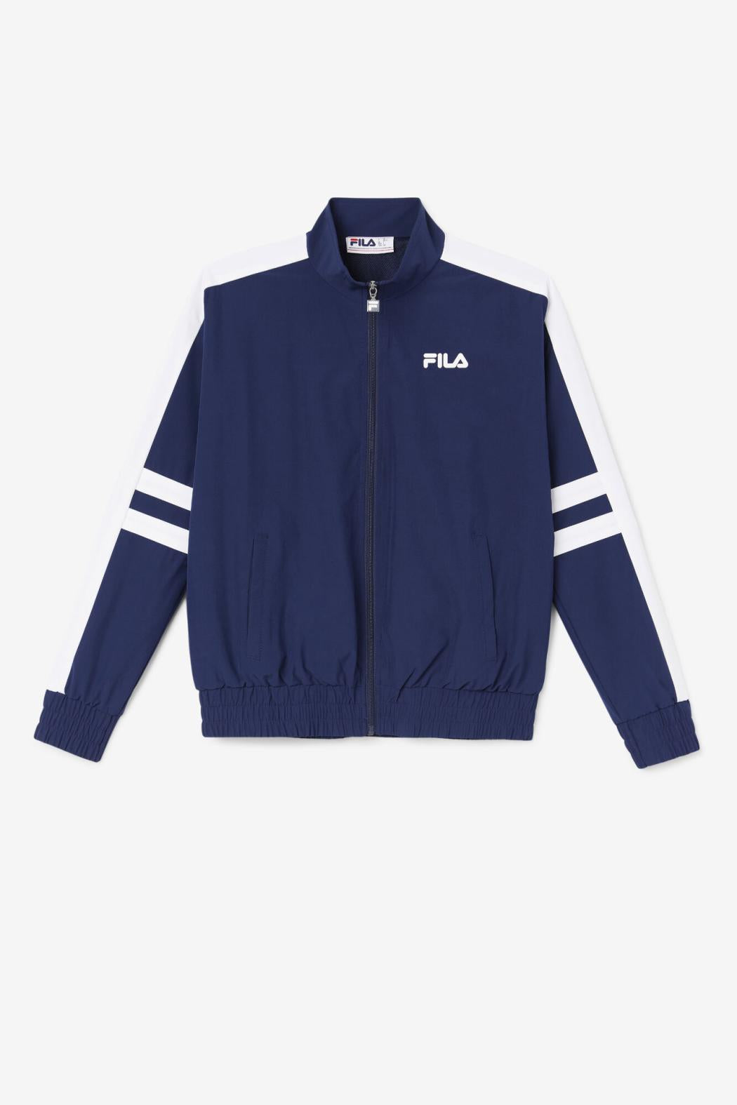 FILA Jovia Track Jacket 410 FILA NAVY / WHITE | Women Jackets &amp; Outerwear