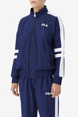 FILA Jovia Track Jacket 410 FILA NAVY / WHITE | Women Jackets &amp; Outerwear