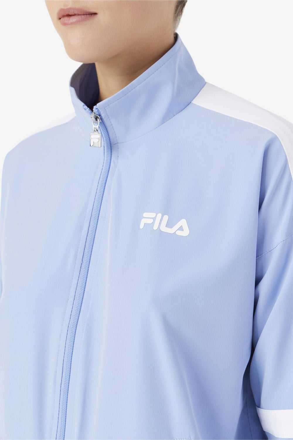 FILA Jovia Track Jacket 444 FOREVER BLUE / WHITE | Women Jackets &amp; Outerwear