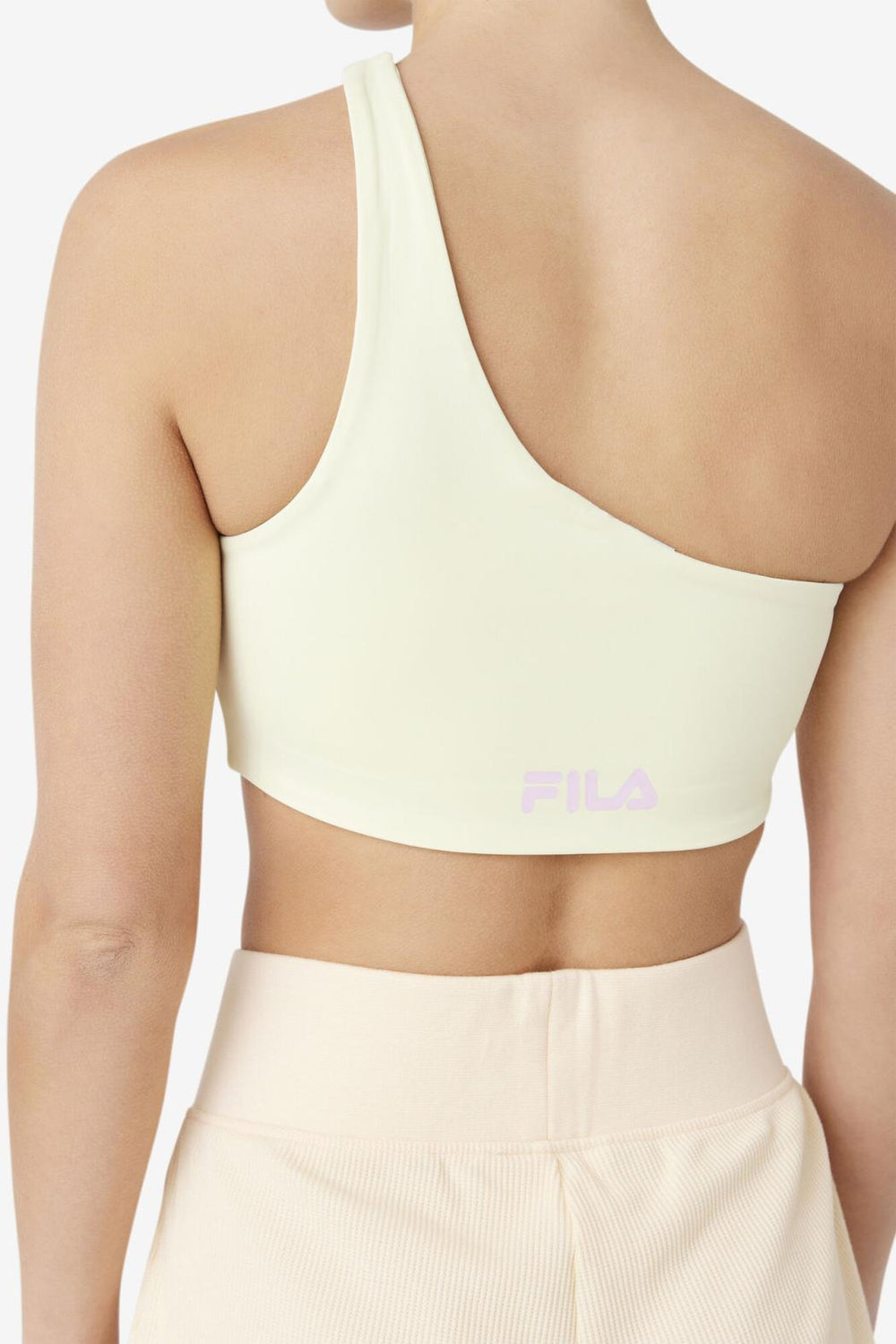 FILA Kady Asymmetric Bra Top 742 TENDER YELLOW | Women Tops &amp; T-Shirts