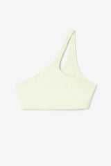 FILA Kady Asymmetric Bra Top 742 TENDER YELLOW | Women Tops &amp; T-Shirts