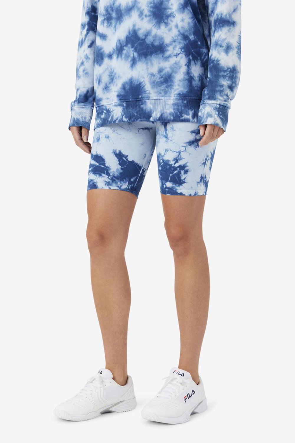 FILA Kamari Bike Short 436 MAJOLICA BLUE/PUMICE STONE | Women Shorts &amp; Pants