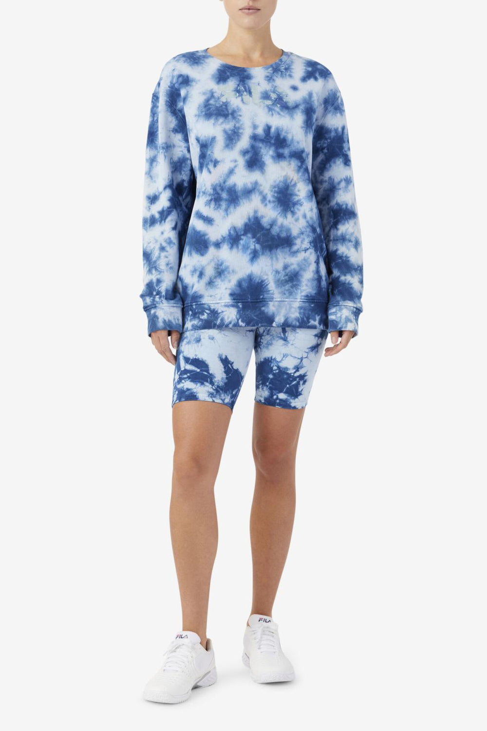 FILA Kamari Bike Short 436 MAJOLICA BLUE/PUMICE STONE | Women Shorts &amp; Pants