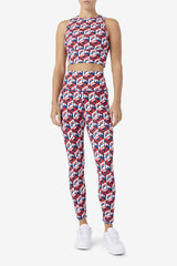 FILA Karteras 7/8 Tight 622 FILA RED / FILA NAVY / WHITE | Women Tights &amp; Leggings