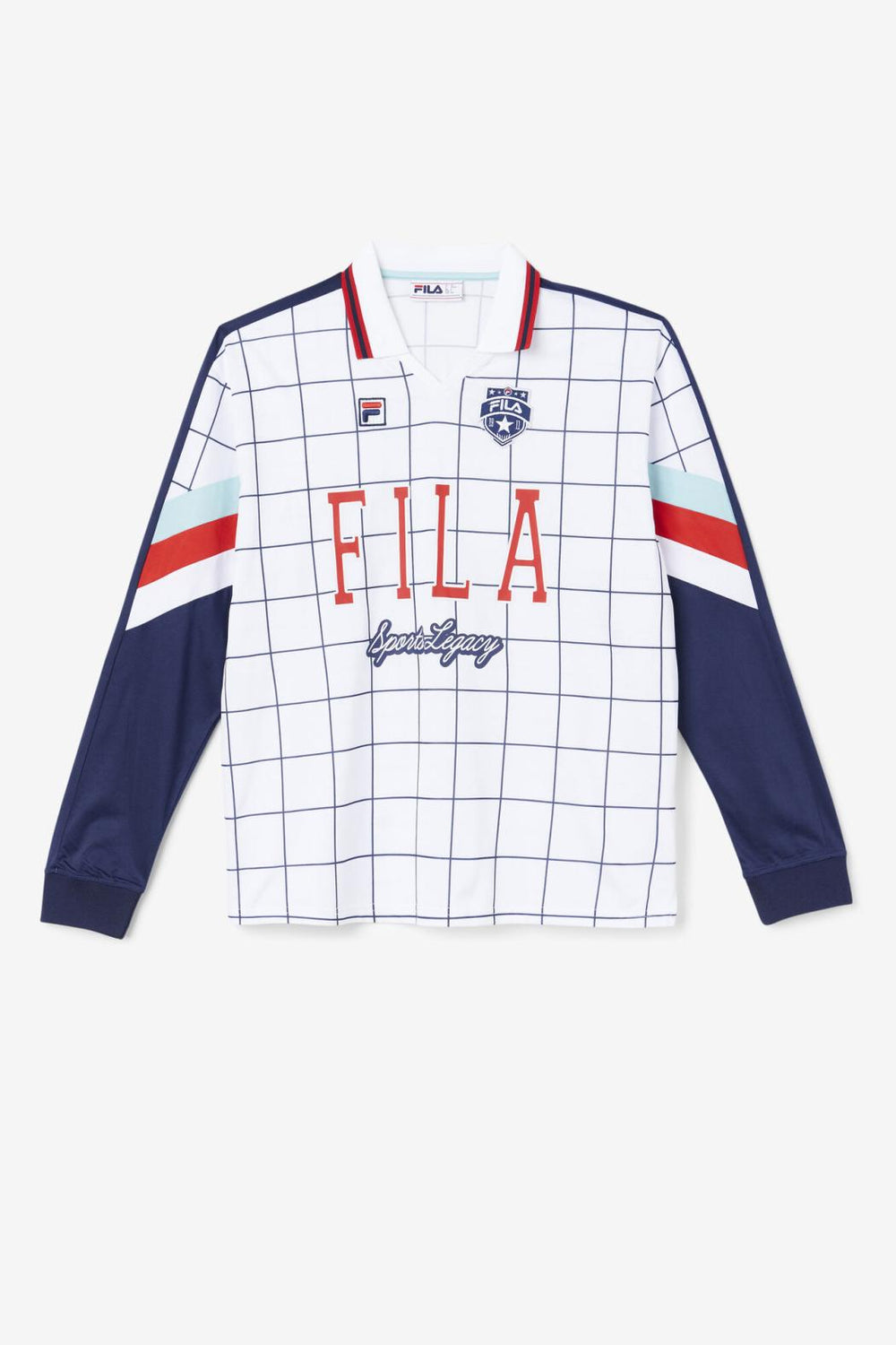 FILA Kay Goalie Jersey 100 WHITE / CANAL BLUE / FILA RED / WHITE | Men Tops