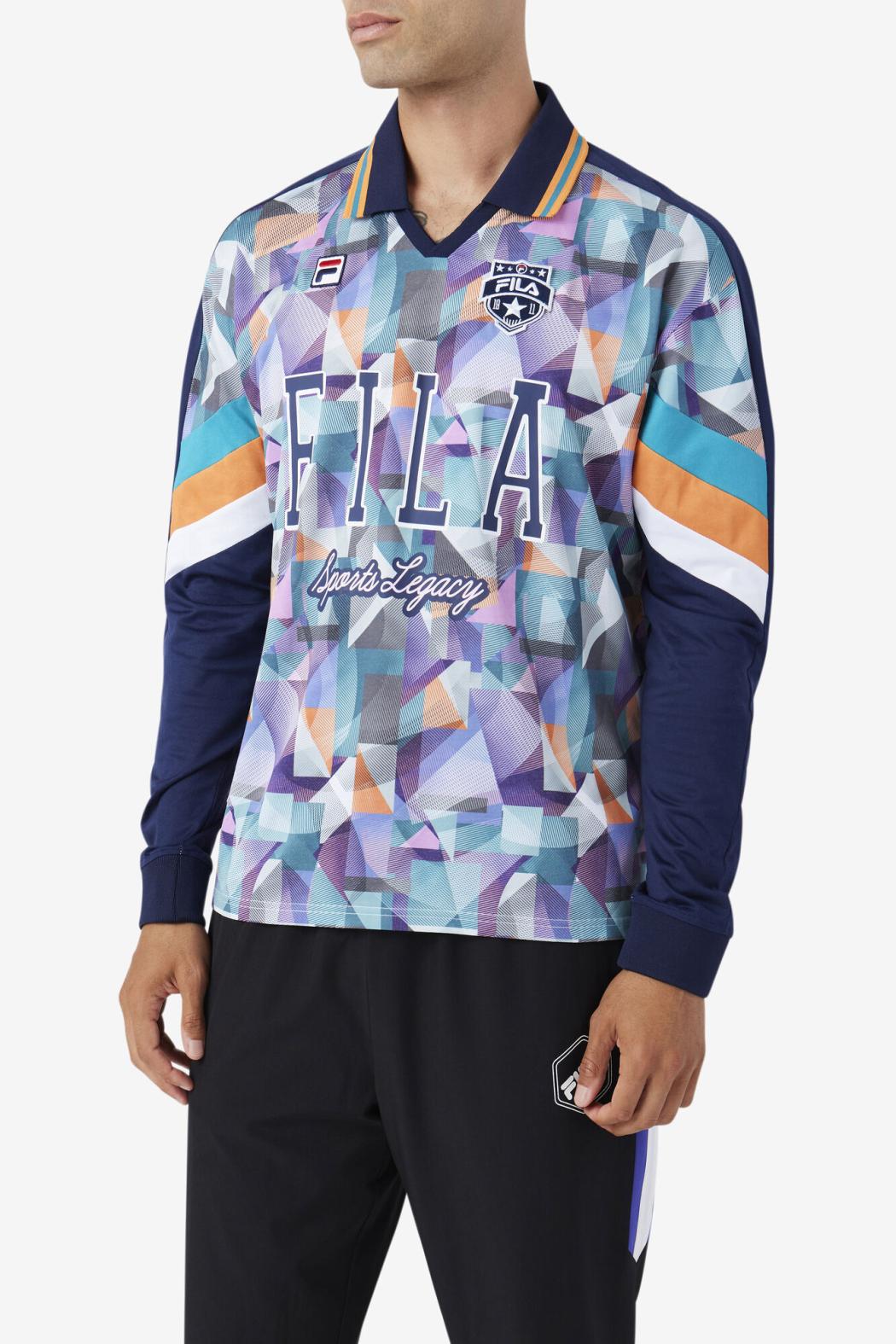 FILA Kay Goalie Jersey 412 FILA NAVY / PAGODA BLUE / TANGERINE / WHITE | Men Tops
