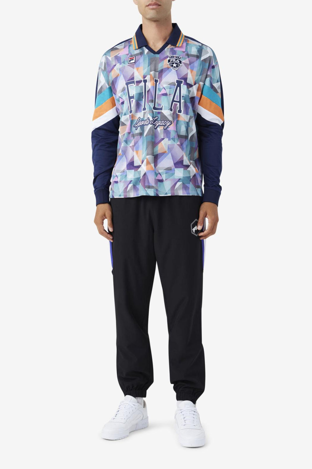 FILA Kay Goalie Jersey 412 FILA NAVY / PAGODA BLUE / TANGERINE / WHITE | Men Tops