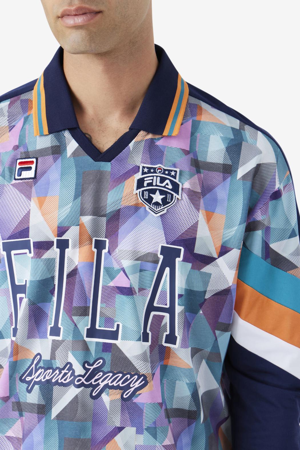 FILA Kay Goalie Jersey 412 FILA NAVY / PAGODA BLUE / TANGERINE / WHITE | Men Tops