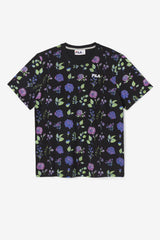 FILA Kensico Tee 001 BLACK / FLORAL PRINT | Men Tops