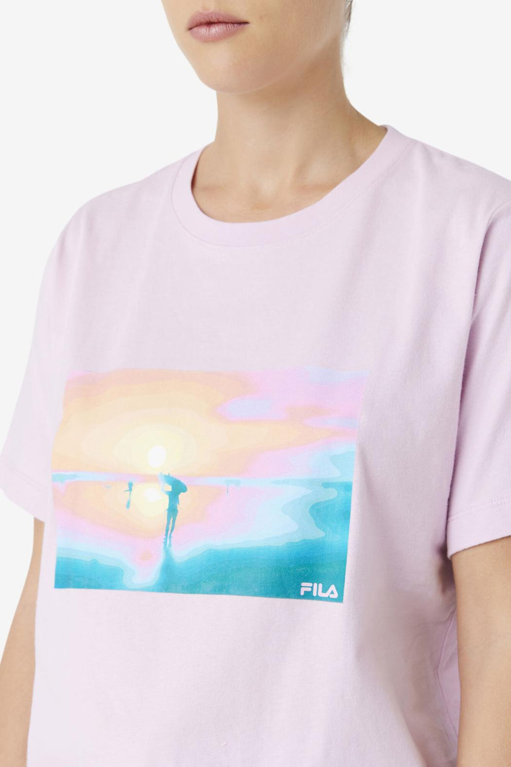 FILA Kenzie Tee 532 WINSOM ORCHID | Women Tops &amp; T-Shirts