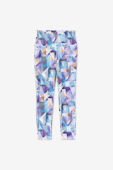 FILA Keyla 7/8 Tight 437 GEOPRINT / ORIENT BLUE | Women Tights &amp; Leggings