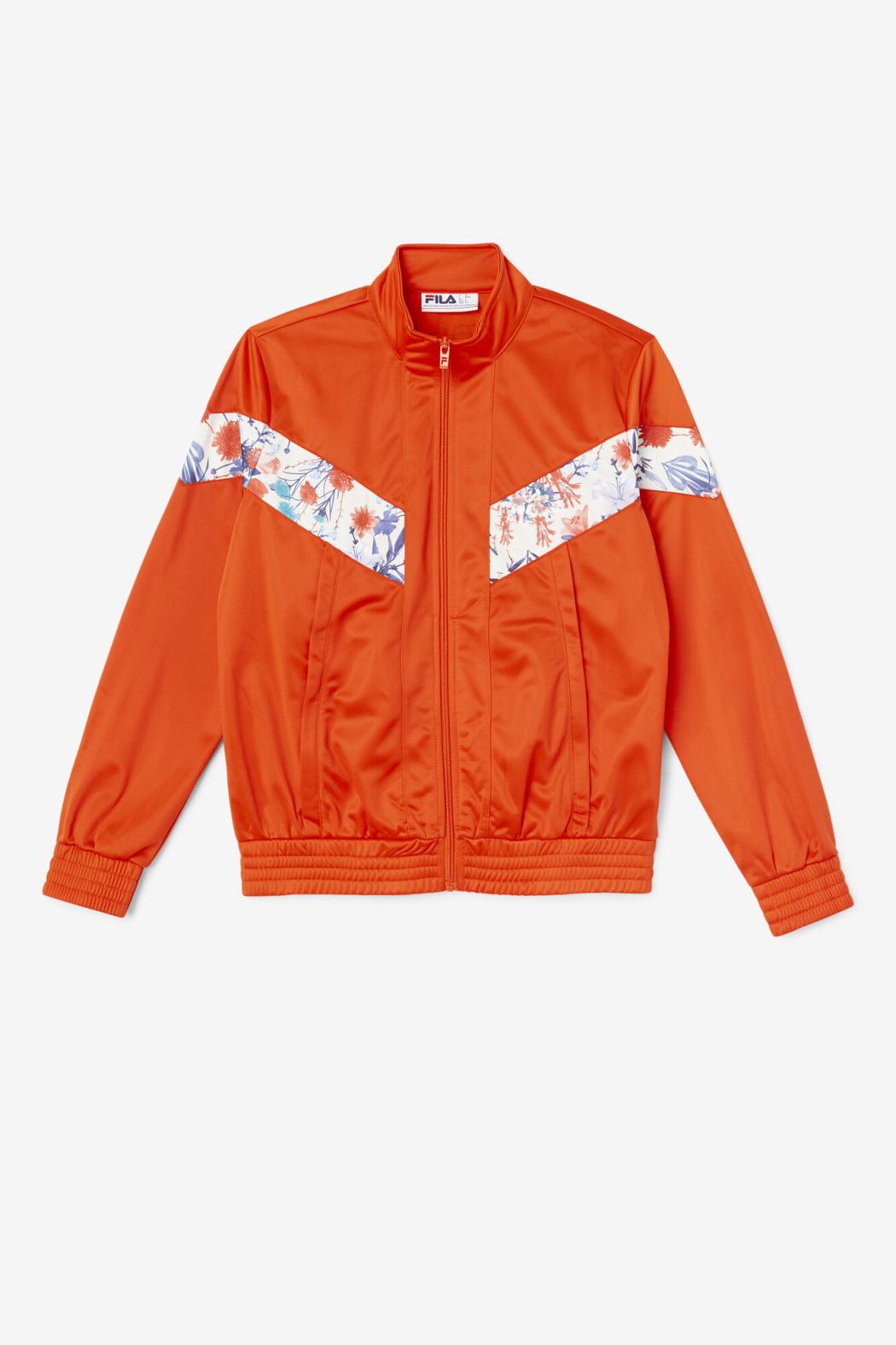 FILA Kiara Track Jacket 853 ORANGE.COM | Women Jackets &amp; Outerwear