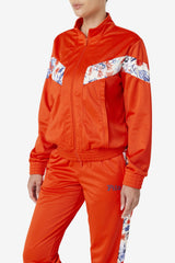 FILA Kiara Track Jacket 853 ORANGE.COM | Women Jackets &amp; Outerwear