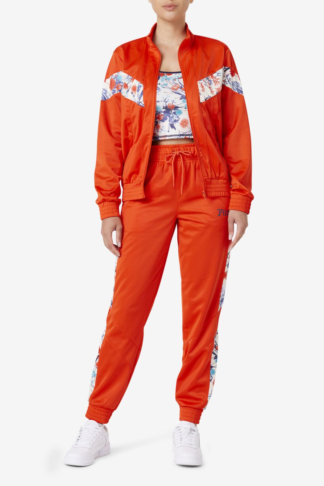 FILA Kiara Track Jacket 853 ORANGE.COM | Women Jackets &amp; Outerwear