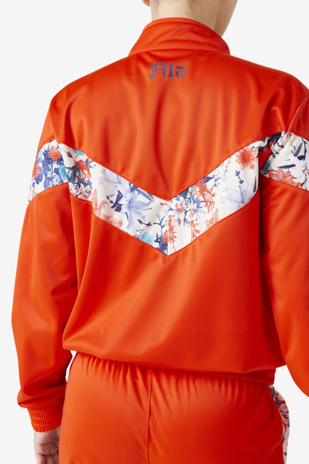 FILA Kiara Track Jacket 853 ORANGE.COM | Women Jackets &amp; Outerwear
