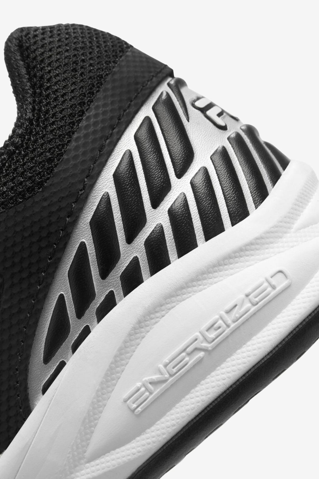 FILA Kids' Axilus Jr 003 BLACK / WHITE / METALLIC SILVER | Kids Tennis