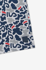 FILA Kids' Disruptor Camo Print Short 075 GREY HEATHER | Kids Bottoms