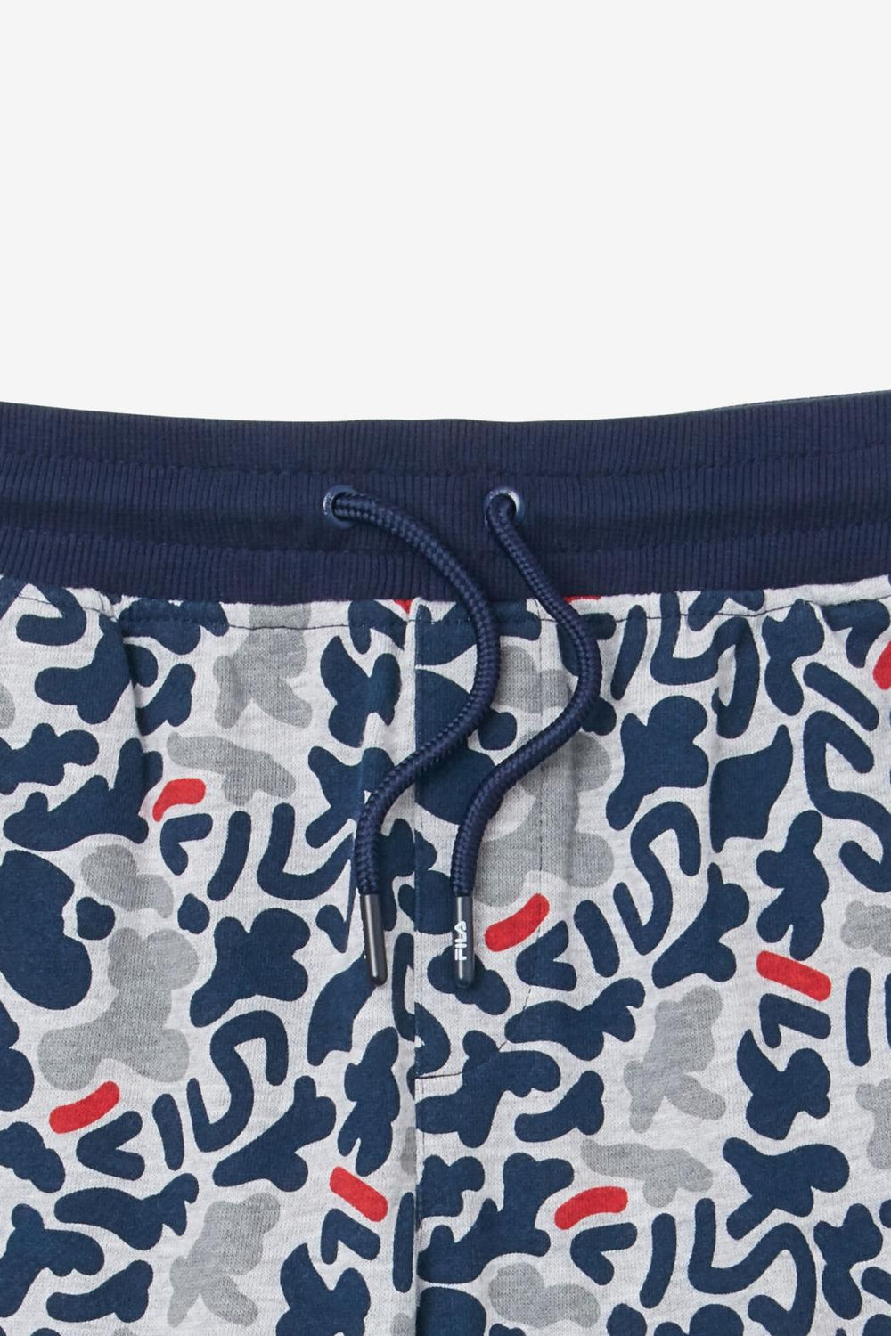 FILA Kids' Disruptor Camo Print Short 075 GREY HEATHER | Kids Bottoms