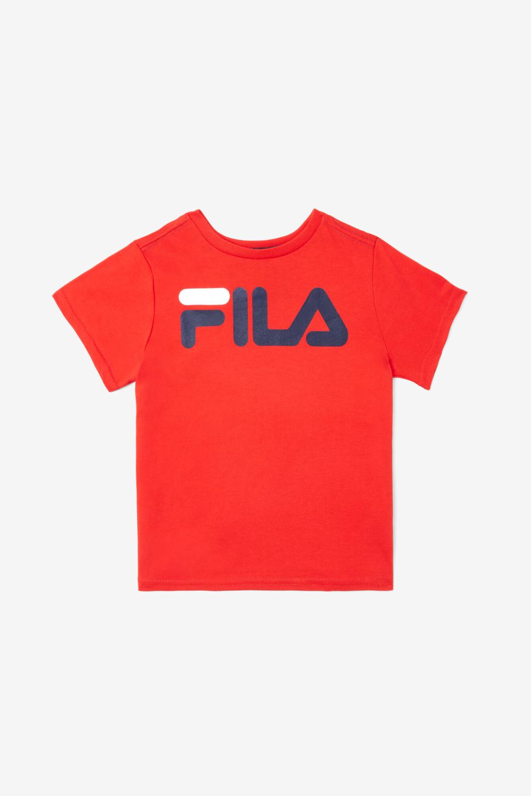 FILA Kids' Logo Tee 600 RED | Kids Tops