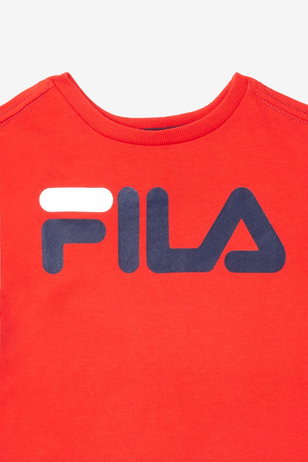 FILA Kids' Logo Tee 600 RED | Kids Tops