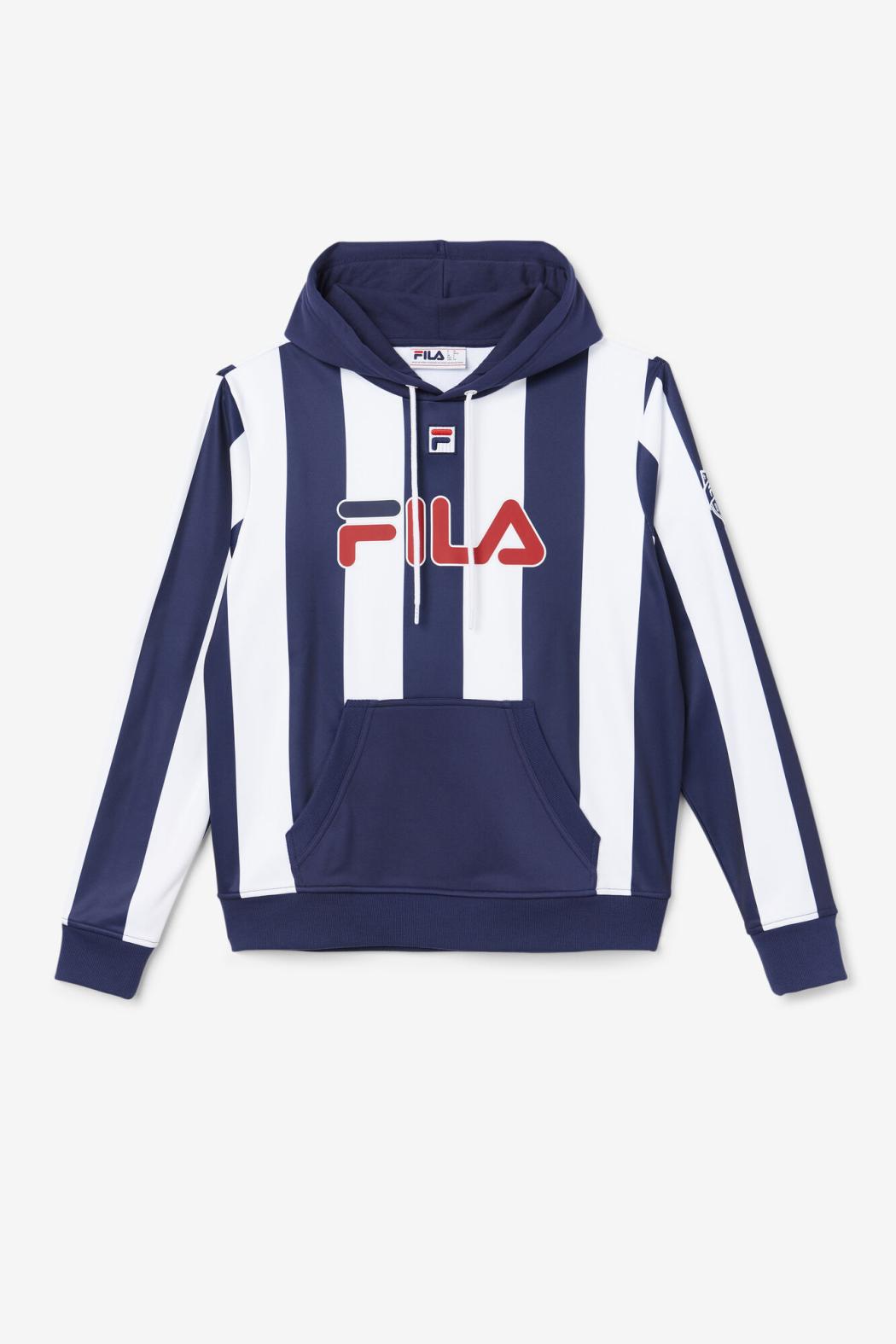 FILA Kimilah Hoodie 410 FILA NAVY / WHITE | Women Sweatshirts &amp; Hoodies