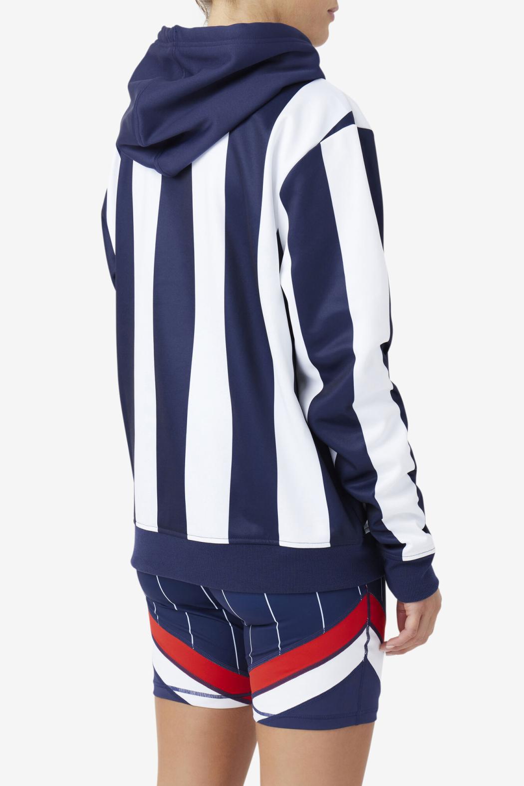 FILA Kimilah Hoodie 410 FILA NAVY / WHITE | Women Sweatshirts &amp; Hoodies