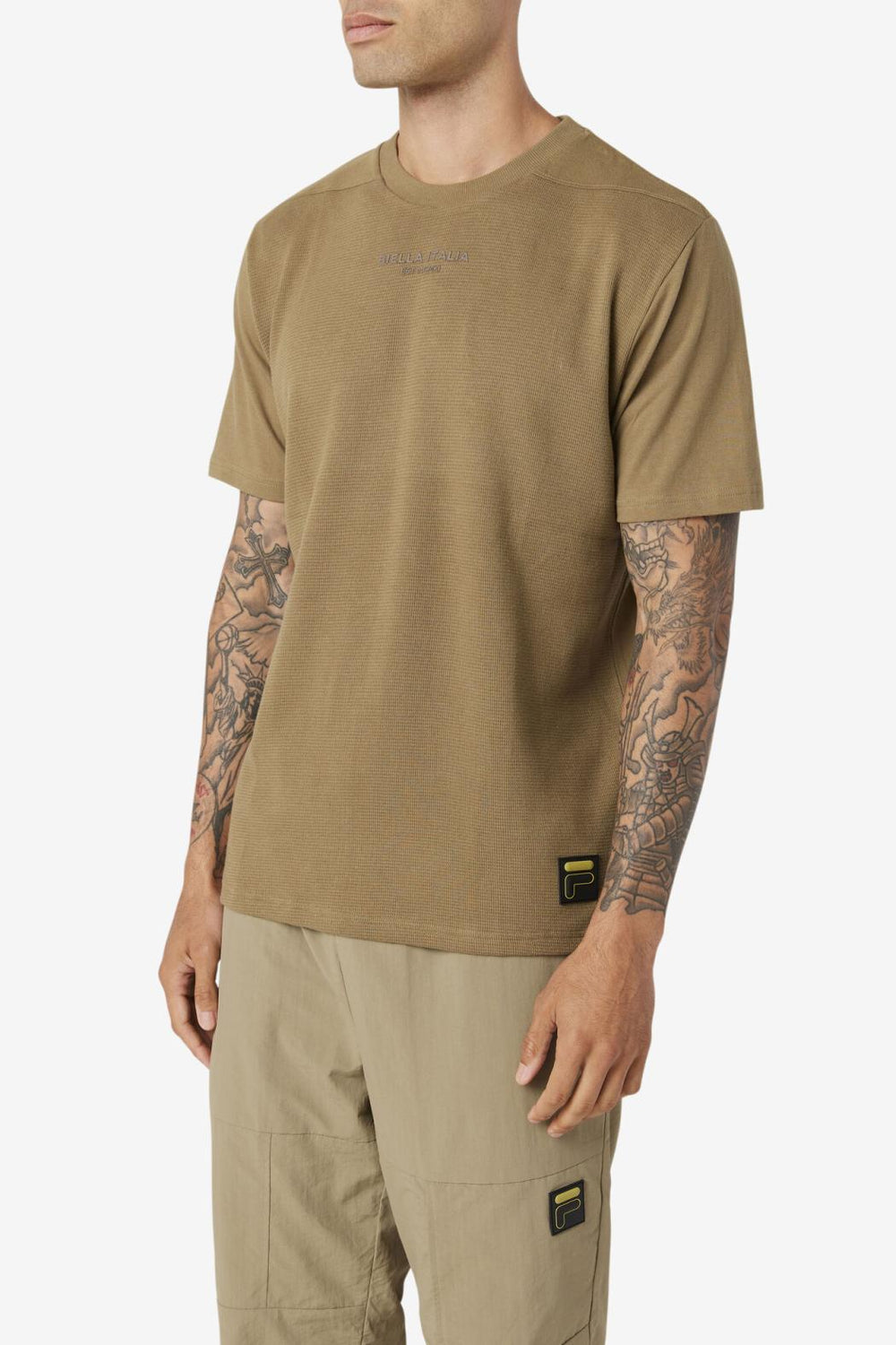 FILA Kirk Waffle Knit Tee | Men Tops