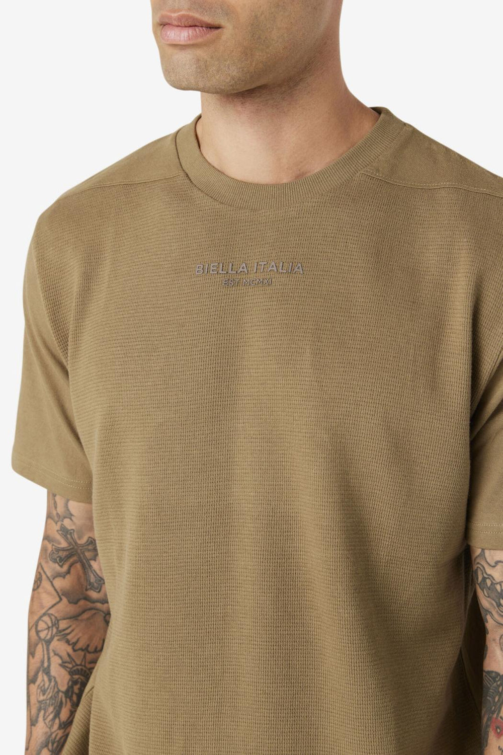 FILA Kirk Waffle Knit Tee | Men Tops