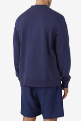 FILA Kush Crew 410 FILA NAVY / GARDENIA / JUNE BUG | Men Sweatshirts &amp; Hoodies